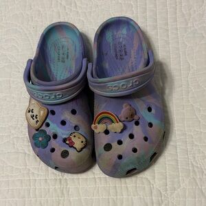 CROCS Multicolor Swirl Clogs